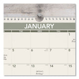 AT-A-GLANCE® Recycled Wall Calendar, Unruled Blocks, 15 x 12, Sand/Green Sheets, 12-Month (Jan to Dec): 2026 (AAGPMG7728) Each