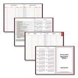 AT-A-GLANCE® Standard Diary Daily Reminder Book, 2026 Edition, Medium/College Rule, Red Cover, (201) 7.5 x 5 Sheets (AAGSD38713) Each