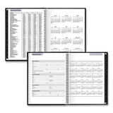 AT-A-GLANCE® DayMinder Hardcover Weekly Vertical-Column Format Appointment Book, 11 x 8, Black Cover, 12-Month (Jan to Dec): 2026 (AAGG520H00) Each