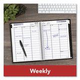 AT-A-GLANCE® DayMinder Hardcover Weekly Vertical-Column Format Appointment Book, 11 x 8, Black Cover, 12-Month (Jan to Dec): 2026 (AAGG520H00) Each