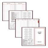 AT-A-GLANCE® Standard Diary Daily Diary, 2026 Edition, Wide/Legal Rule, Red Cover, (200) 12 x 7.75 Sheets (AAGSD37613) Each