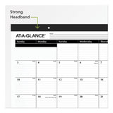 AT-A-GLANCE® Ruled Desk Pad, 22 x 17, White Sheets, Black Binding, Black Corners, 12-Month (Jan to Dec): 2026 (AAGSK2400) Each