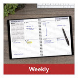 AT-A-GLANCE® DayMinder Open-Schedule Weekly Appointment Book, 8.75 x 7, Black Cover, 12-Month (Jan to Dec): 2026 (AAGG53500) Each
