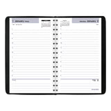 AT-A-GLANCE® DayMinder Daily Appointment Book, 8 x 5, Black Cover, 12-Month (Jan to Dec): 2026 (AAGSK4400) Each
