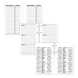 AT-A-GLANCE® Financial Desk Calendar Refill, 3.5 x 6, White Sheets, 12-Month (Jan to Dec): 2026 (AAGS17050) Each