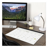 AT-A-GLANCE® Two-Color Desk Pad, 21.75 x 17, White Sheets, Black Binding, Clear Corners, 12-Month (Jan to Dec): 2026 (AAGGG250000) Each