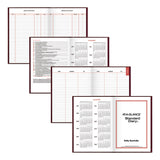 AT-A-GLANCE® Standard Diary Daily Reminder Book, 2026 Edition, Medium/College Rule, Red Cover, (201) 8.25 x 5.75 Sheets (AAGSD38913) Each