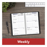 AT-A-GLANCE® DayMinder Block Format Weekly Appointment Book, Tabbed Telephone/Add Section, 8.5 x 5.5, Black, 12-Month (Jan to Dec): 2026 (AAGG21000) Each