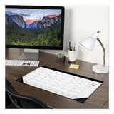 AT-A-GLANCE® Contemporary Monthly Desk Pad, 18 x 11, White Sheets, Black Binding/Corners,12-Month (Jan to Dec): 2026 (AAGSK14X00) Each