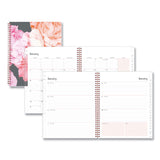 Blue Sky® Joselyn Weekly/Monthly Planner, Floral Artwork, 11 x 8.5, Pink/Peach/Black Cover, 12-Month (Jan to Dec): 2026 (BLS110394) Each