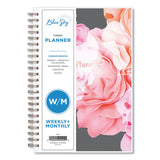 Blue Sky® Joselyn Weekly/Monthly Planner, Floral Artwork, 8 x 5, Pink/Peach/Black Cover, 12-Month (Jan to Dec): 2026 (BLS110396) Each