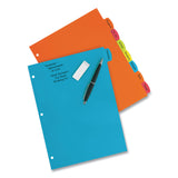 Avery® Big Tab Write and Erase Durable Plastic Dividers, 8-Tab, 11 x 8.5, Assorted, 1 Set (AVE16130) Each