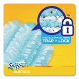 Swiffer Dusters Refill, Dust Lock Fiber, Lavender Scent, Light Blue, 18/Box (PGC99037) Box of 100
