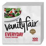 Vanity Fair® Everyday Casual Napkins, 2-Ply, White, 100/Pack (VTF35501) Pack of 100
