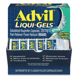 Advil® Liqui-Gels, Two-Pack, 50 Packs/Box (PFYBXAVLQG50BX) Box of 50