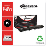 Innovera® Remanufactured Black Toner, Replacement for TN221BK, 2,500 Page-Yield (IVRTN221B) Each