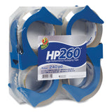 Duck® HP260 Packaging Tape with Dispenser, 3" Core, 1.88" x 60 yds, Clear, 4/Pack (DUC0007725) Case of 4