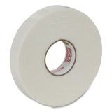 Duck® Double-Stick Foam Mounting Tape, Permanent, Holds Up to 2 lbs, 0.75" x 15 ft, White (DUCHU156) 1 Roll