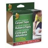 Duck® Carpet Tape, 3" Core, 1.88" x 75 ft, White (DUC442062) 1 Roll