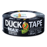 Duck® MAX Duct Tape, 3" Core, 1.88" x 35 yds, Black (DUC240867) 1 Roll