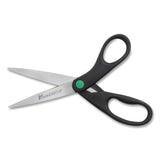 Westcott® KleenEarth Scissors, 8" Long, 3.25" Cut Length, Black Straight Handles, 2/Pack (ACM15179) Pack of 2