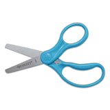 Westcott® For Kids Scissors, Blunt Tip, 5" Long, 1.75" Cut Length, Randomly Assorted Straight Handles (ACM13130) Each
