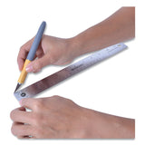 Westcott® Stainless Steel Office Ruler With Non Slip Cork Base, Standard/Metric, 12" Long (ACM10415) Each