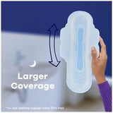 Always® Ultra Thin Feminine Pad Overnight / With Wings Heavy Absorbency (1232985_CS) 156/CS