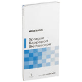 McKesson Sprague Stethoscope Black 2-Tube 16 Inch Tube Double Sided Chestpiece (761428_EA) 1/EA