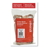 Universal® Rubber Bands, Size 105, 0.06" Gauge, Beige, 1 lb Box, 55/Pack (UNV01105) Each