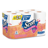 Scott® ComfortPlus Toilet Paper, Double Roll, Bath Tissue, Septic Safe, 1-Ply, White, 231 Sheets/Roll, 12 Rolls/Pack, 4 Packs/Carton (KCC47618) Case of 12