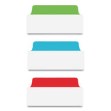 Avery® Ultra Tabs Repositionable Tabs, Wide and Slim: 3" x 1.5", 1/3-Cut, Assorted Colors, 24/Pack (AVE74775) Pack of 24