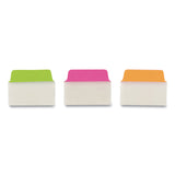 Avery® Ultra Tabs Repositionable Tabs, Standard: 2" x 1.5", 1/5-Cut, Assorted Neon Colors, 48/Pack (AVE74756) Pack of 48