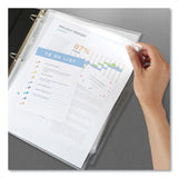 Avery® Secure Top Sheet Protectors, Super Heavy Gauge, Letter, Diamond Clear, 25/Pack (AVE76000) 1 Case of 25