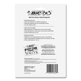 BIC® BU3 Ballpoint Pen, Retractable, Medium 1 mm, Black Ink, Smoke/Black Barrel, 18/Pack (BICBU3P18BLK) Pack of 18