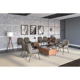 Union & Scale™ Essentials Laminate Bookcase, Five-Shelf, 36w x 15d x 31.6h, Espresso (UOS24398954)