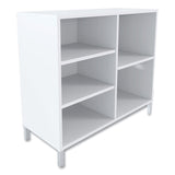 Union & Scale™ Essentials Laminate Bookcase, Five-Shelf, 36w x 15d x 31.6h, White (UOS24398965) Each