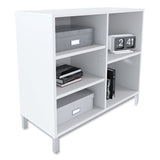 Union & Scale™ Essentials Laminate Bookcase, Five-Shelf, 36w x 15d x 31.6h, White (UOS24398965) Each