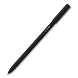 TRU RED Gripped Ballpoint Pen, Stick, Medium 1 mm, Black Ink, Black Barrel, Dozen (TUD24328148) 1 Dozen