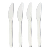 Perk™ Eco-ID Compostable Cutlery, Knife, White, 300/Pack (PRK24394130) Pack of 300