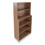 Union & Scale™ Essentials Laminate Bookcase, Five-Shelf, 35.8w x 14.9d x 72h, Espresso (UOS24398972) Each
