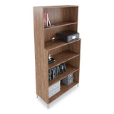 Union & Scale™ Essentials Laminate Bookcase, Five-Shelf, 35.8w x 14.9d x 72h, Espresso (UOS24398972) Each