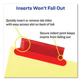 Avery® Insertable Big Tab Dividers, 8-Tab, Double-Sided Gold Edge Reinforcing, 11 x 8.5, Buff, Assorted Tabs, 1 Set (AVE11111) Set of 8