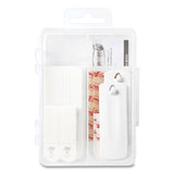 Command™ Picture Hanging Kit, Assorted Sizes, Plastic, White, 1 lb; 4 lb Capacities, 24 Pieces/Pack (MMM17221ES) Pack of 24