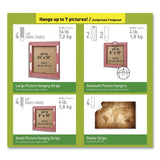 Command™ Picture Hanging Kit, Assorted Sizes, Plastic, White, 1 lb; 4 lb Capacities, 24 Pieces/Pack (MMM17221ES) Pack of 24