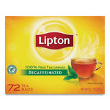 Lipton® Tea Bags, Decaffeinated, 72/Box (LIP290) Box of 72