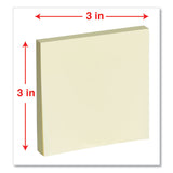 Universal® Fan-Folded Self-Stick Pop-Up Note Pads, 3" x 3", Assorted Pastel Colors, 100 Sheets/Pad, 12 Pads/Pack (UNV35619) Pack of 12