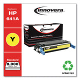 Innovera® Remanufactured Yellow Toner, Replacement for 641A (C9722A), 8,000 Page-Yield (IVR83722) Each