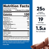 Nutricost Whey Protein Concentrate Oral Supplement Chocolate Flavor Powder 1.5 lb. Canister (1270267_CS) 6/CS