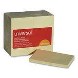 Universal® Self-Stick Note Pad Value Pack, 3" x 5", Yellow, 100 Sheets/Pad, 18 Pads/Pack (UNV35692) Pack of 18